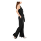 Alfani Women's Ruffled Jumpsuit Black Size Petite