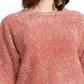 Alfani Women's Tinsel Square Sleeve Sweater Rose Size Petite S/M