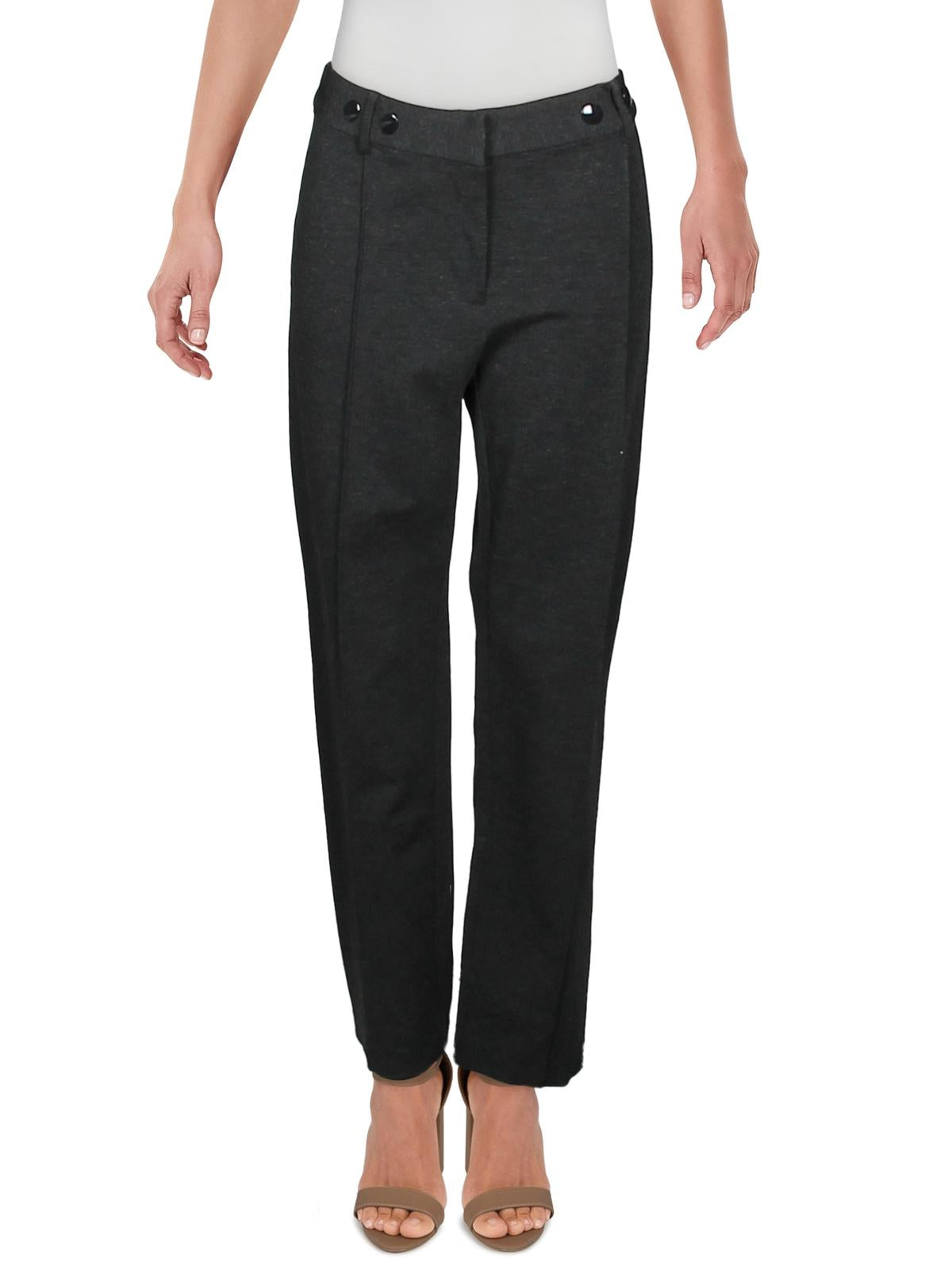 Alfani Women's Ponte Slim Fit Skinny Pants Gray Size 4