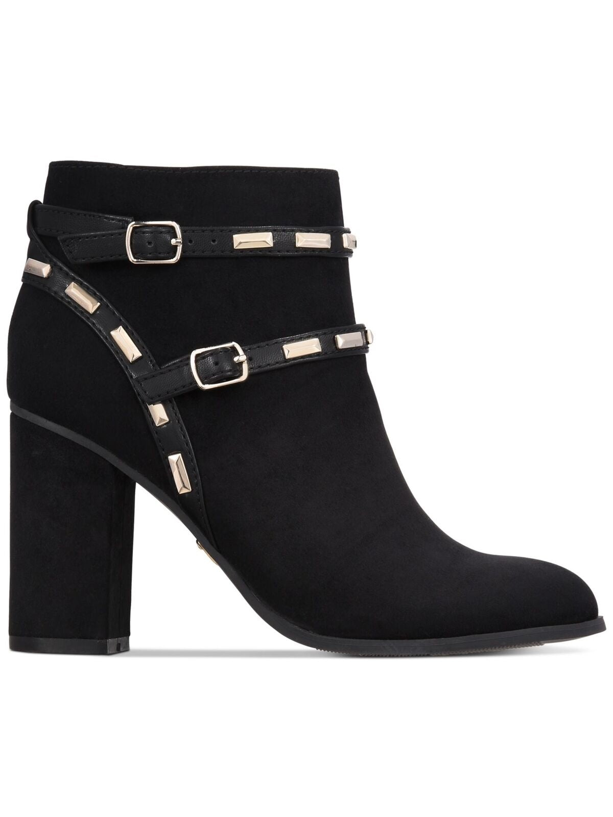 Thalia Sodi Women's Terrie Suede Closed Toe Ankle Fashion Boots Black Size 9 M