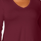 JM Collection Women's Handkerchief Hem Top -Purple Size 4X