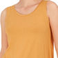 Style & Co Women's Swing Fit Tank Top Yellow Size Small