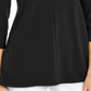 Alfani Women's Solid High Neck Tunic Top Black Size X-Large