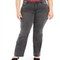 Style & Co Women's Plus Power Sculpt Bootcut Jeans Black Size 22W