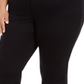 Style & Co Women's Plus Straight Leg Jeans Black Size 14W