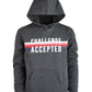 ID Ideology Big Girl's Graphic Print Hoodie Grey Size Medium