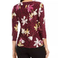 Jm Collection Women's Petite Printed Jacquard Top