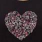 Karen Scott Women's Cotton Heart Embellished Top Black Size Petite XL
