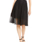 INC International Concepts Women's Sparkle Tulle Skirt Black Size X-Small