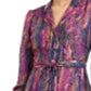 Bar III Women's Snake Print Wrap Maxi Dress Pink Size X-Small