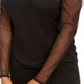 INC International Concepts Women's Illusion Puff Sleeve Top Black Size XS
