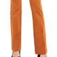 Alfani Women's High Rise Tummy Slimming Trouser Pants Brown Size 4