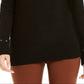 Alfani Women's Embellished Ribbed Knit Sweater Black Size X-Small