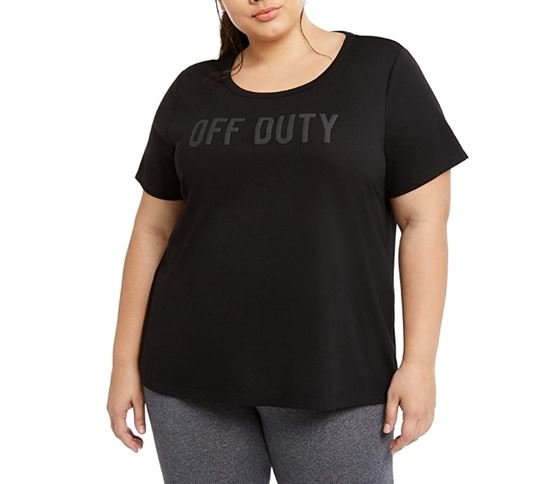 Ideology Plus Active Graphic T-Shirt Black Size 3X