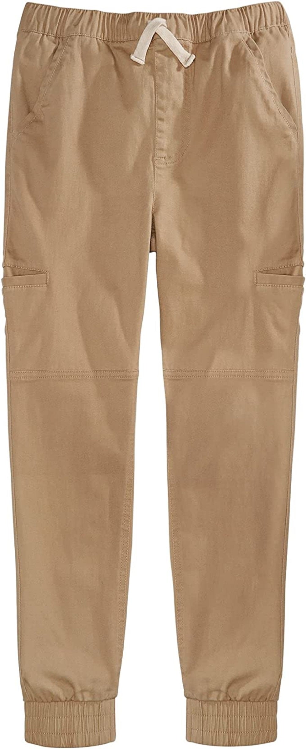 Epic Threads Big Boy's Stretch Twill Cargo Joggers Brown Size X-Large