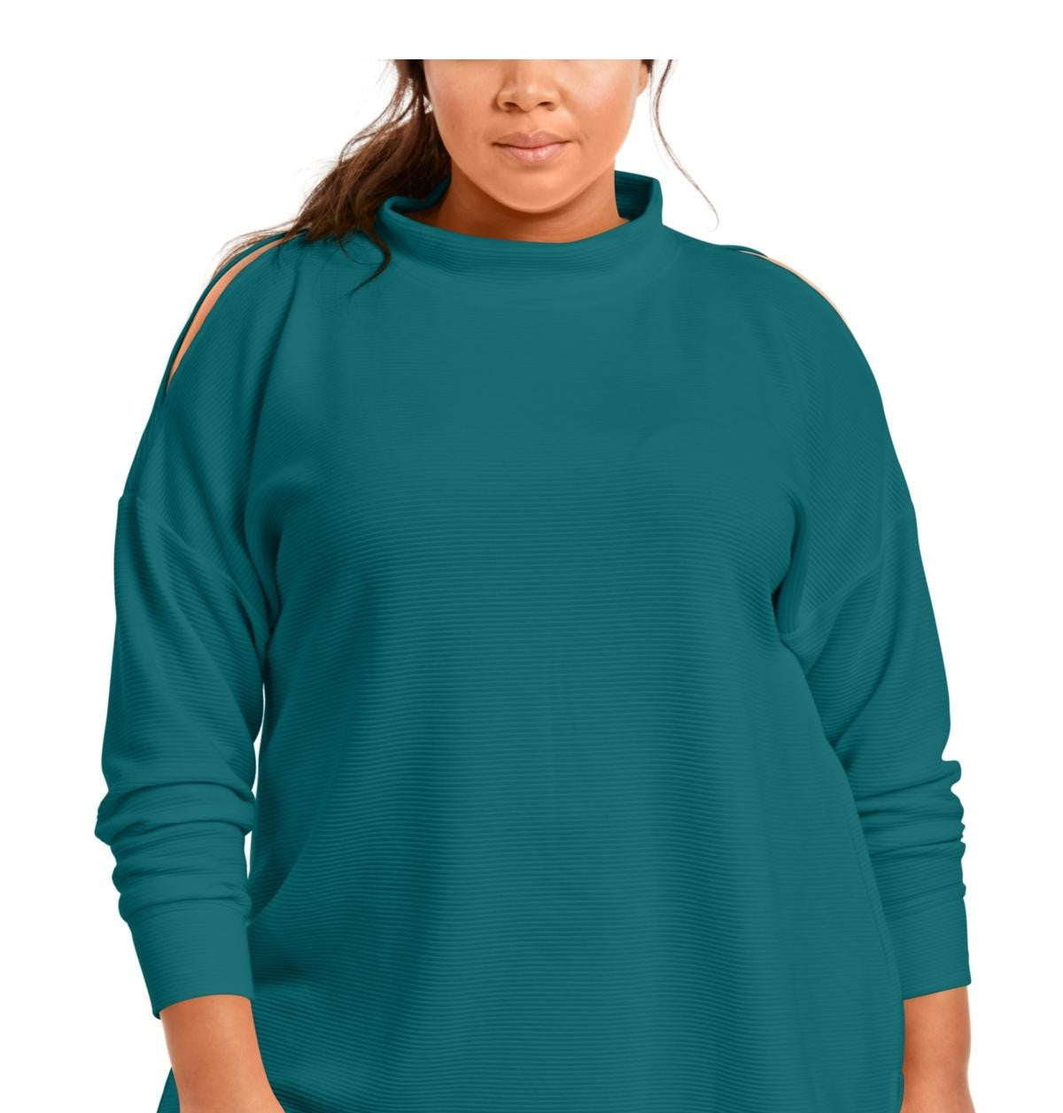 Ideology Women's Fitness Running Shirts & Tops Blue Size 3X