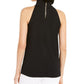 Alfani Women's High Neck Sleeveless Top Black Size X-Small