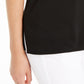 Alfani Women's High Neck Sleeveless Top Black Size X-Small