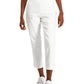 Charter Club Women's Chelsea Stretch Twill Cropped Pants White Size 2 Petite