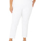 Charter Club Women's Pull on Skinny Pants White Size 22W