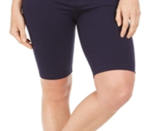 Style & Co Women's Yoga Bike Shorts Blue Size Large