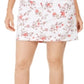 Karen Scott Women's Sharon Floral Print Skort White Size 6