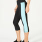 ID Ideology Women's Essentials Colorblocked Cropped Leggings Black Size X-Small