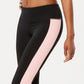 ID Ideology Women's Essentials Colorblocked Cropped Leggings Black Size X-Large