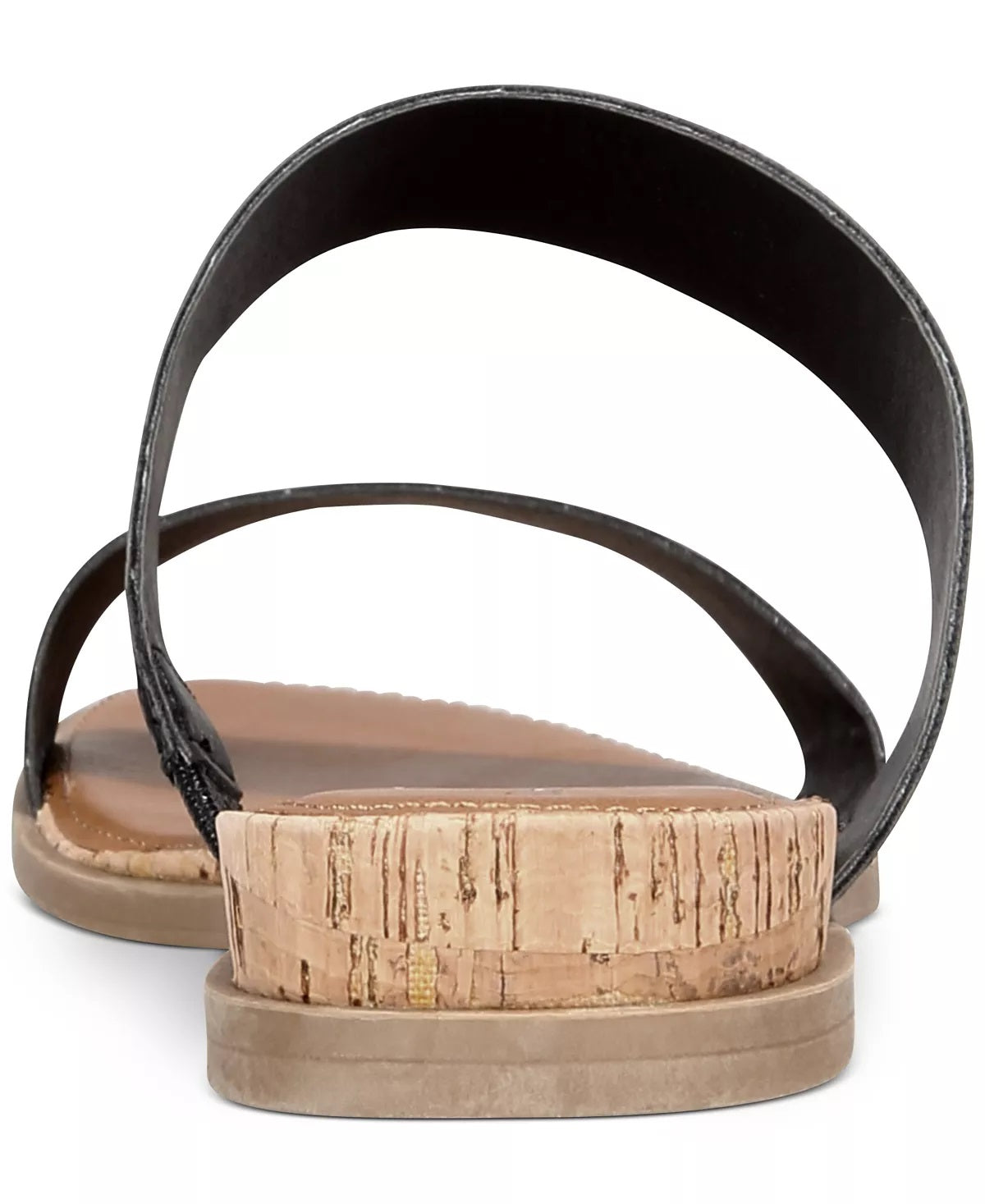 Sun + Stone Women's Easten Slide Sandals Black Size 7 M