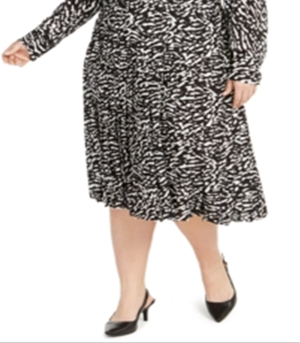 Alfani Women's Printed Shirtdress White Size Petite Small