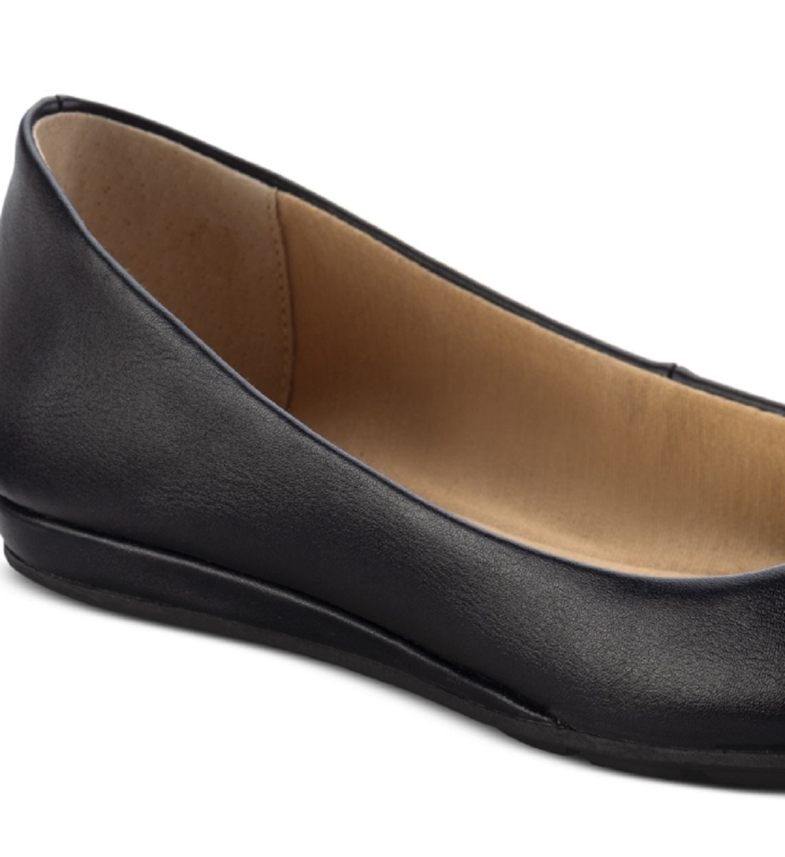 Sun + Stone Women's Eliana Flats Black Size 6 M