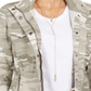 Style & Co Women's Camoflauge Twill Jacket -Green Size Medium