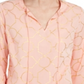 Charter Club Women's Cotton Printed Tunic Orange Size Petite Small