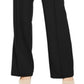 Alfani Women's Solid Boot Cut Pants Black Size 16