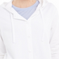 Karen Scott Women's Button Front Hoodie White Size Small