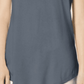JM Collection Women's Grey Cold Shoulder T-Shirt Size Small