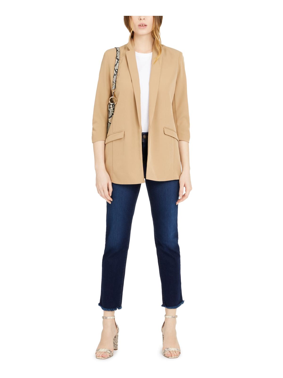 INC International Concepts Women's wear Blazer Brown Size XXL