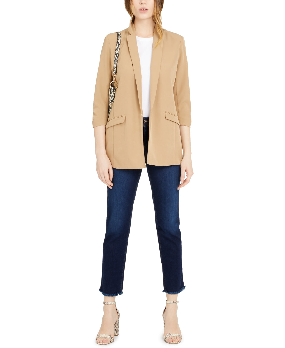 INC International Concepts Women's wear Blazer Brown Size XXL