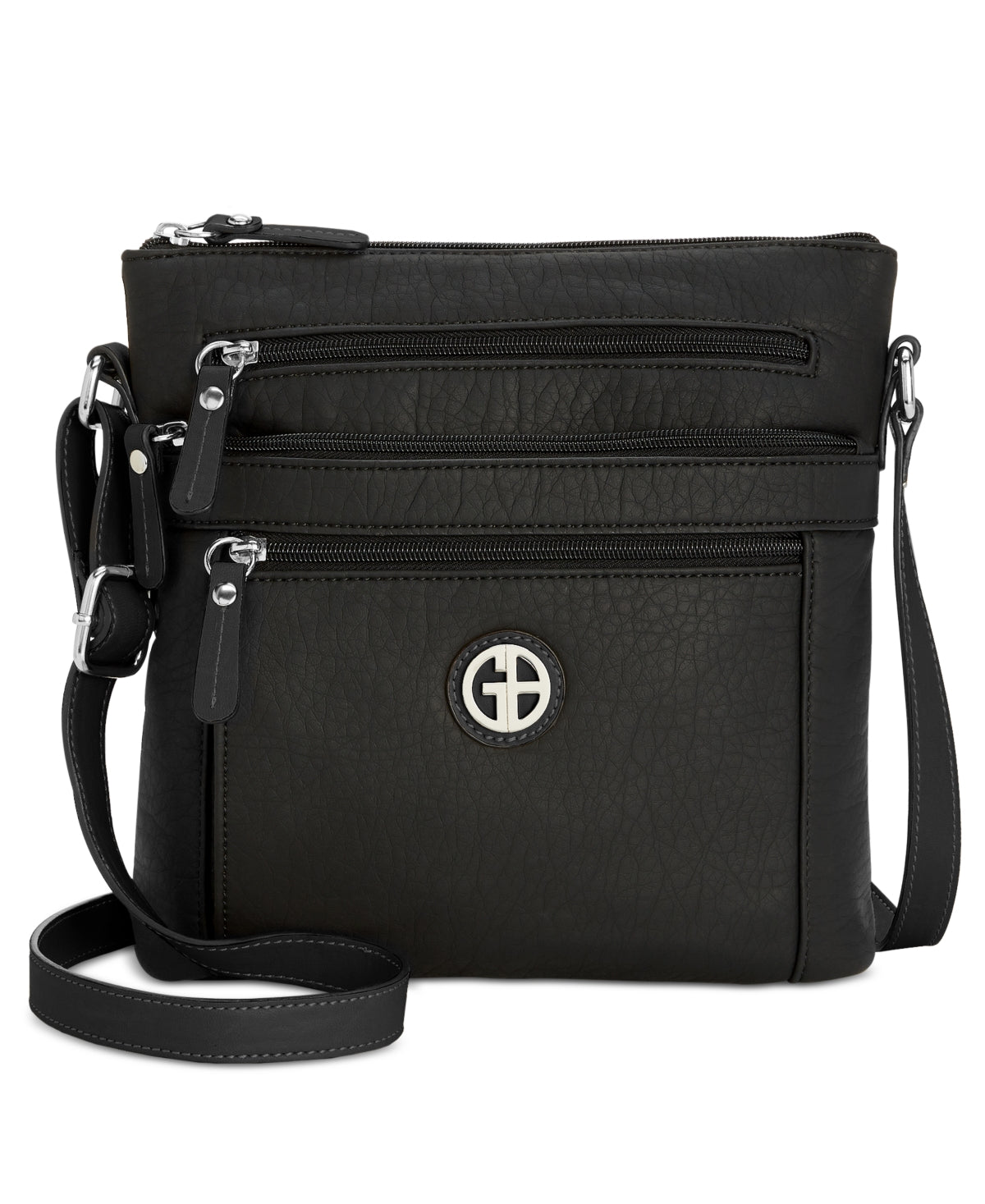 Giani Bernini Women's Pebble Crossbody Black Size Regular