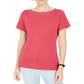 Karen Scott Women's Grommet Trim Top Coral Size Large