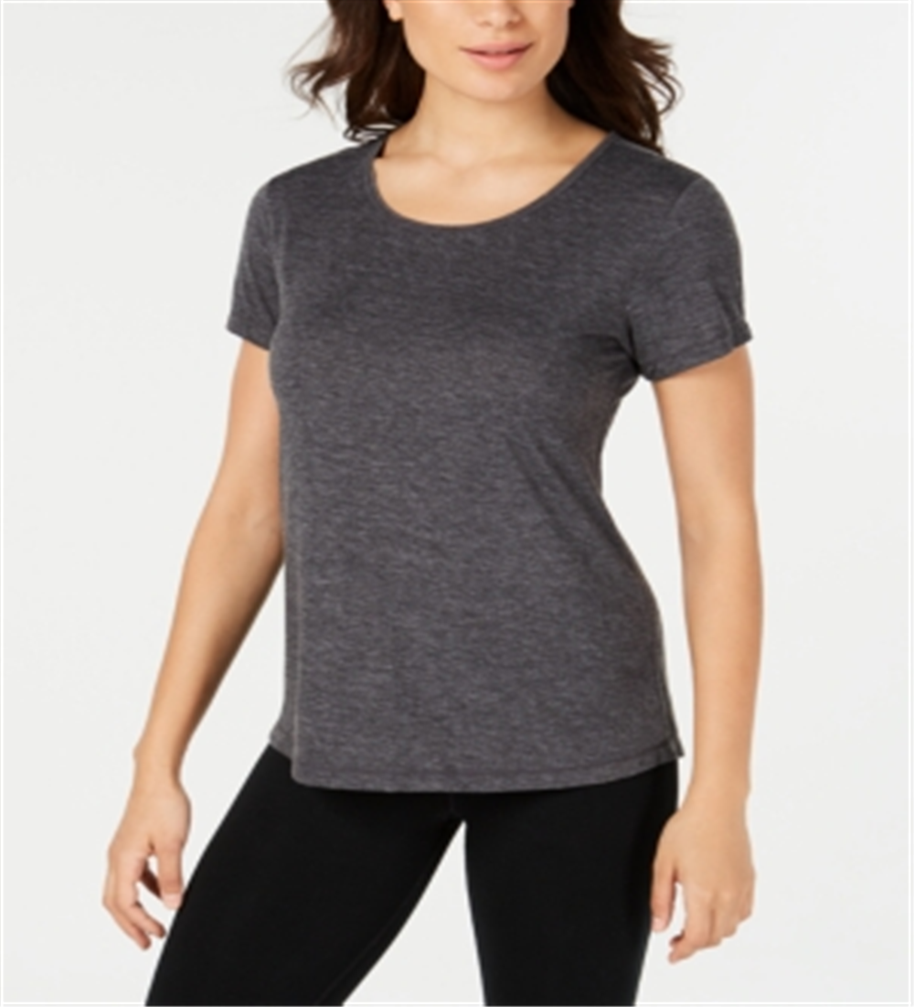 Ideology Women's Fitness Running Shirts & Tops Gray Size X-Large