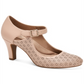 Giani Bernini Women's Velmah 2 Faux Leather Almond Toe Mary Jane Heels Pink Size 9 M
