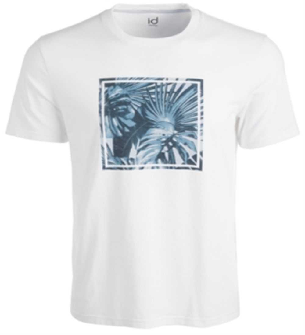 Ideology Men's Graphic T-Shirt White Size XXL