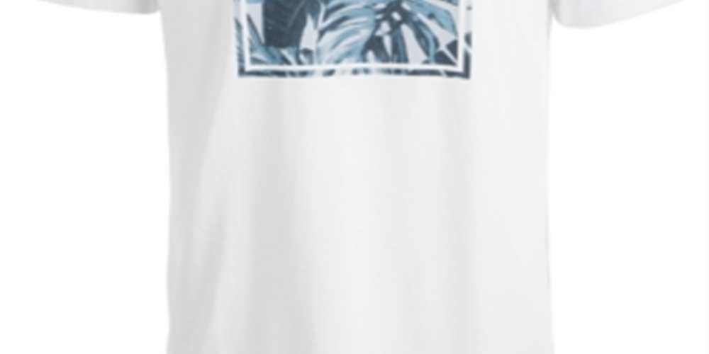 Ideology Men's Graphic T-Shirt White Size XXL