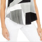 Alfani Women's Printed T-Shirt Gray Size X-Large