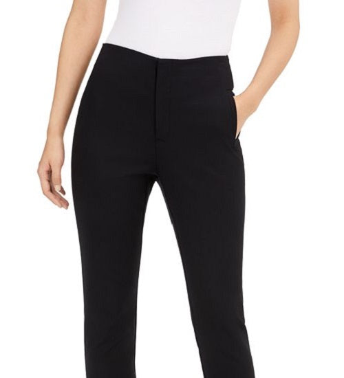 INC International Concepts Women's Cigarette Pants Black Size 14 Petite