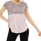 Alfani Women's Printed T-Shirt Pink Size Medium