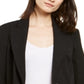 INC International Concepts Women's Peak Lapel Blazer Black Size X-Small