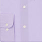 Club Room Men's Classic Regular Fit Solid Dress Shirt Purple Size 17.5X32X33