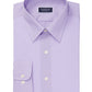 Club Room Men's Classic Regular Fit Solid Dress Shirt Purple Size 17.5X32X33
